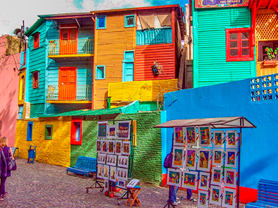 <span> Dia 1 </span>Descubra La Boca e “O Templo do Futebol” - La Bombonera